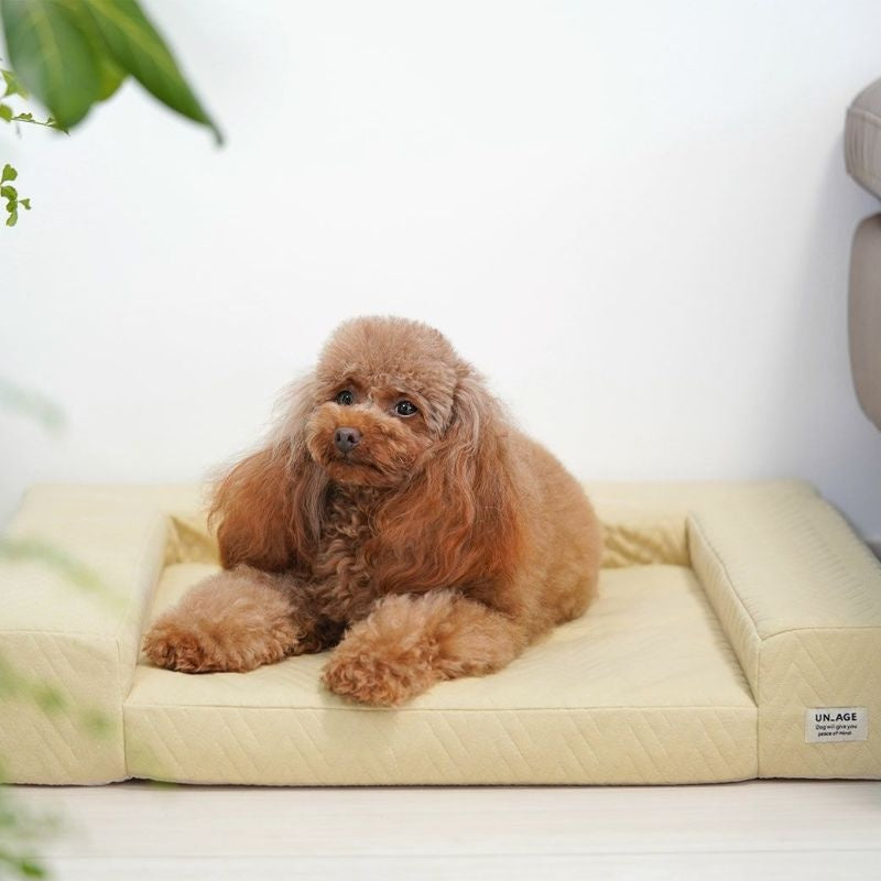 アイドッグ iDog UNAGE アンエイジ 体圧分散シニアローベッド カドラータイプ専用カバー 撥水・防水キルト Sサイズ アイドッグ[17801]【小型犬 犬用 ソファ ベッド セット セレブ】