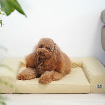 アイドッグ iDog UNAGE アンエイジ 体圧分散シニアローベッド カドラータイプ専用カバー 撥水・防水キルト Sサイズ アイドッグ[17801]【小型犬 犬用 ソファ ベッド セット セレブ】