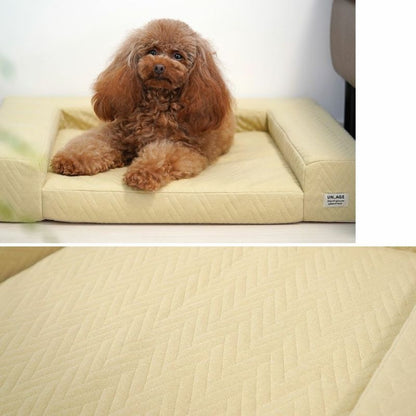 アイドッグ iDog UNAGE アンエイジ 体圧分散シニアローベッド カドラータイプ専用カバー 撥水・防水キルト Sサイズ アイドッグ[17801]【小型犬 犬用 ソファ ベッド セット セレブ】