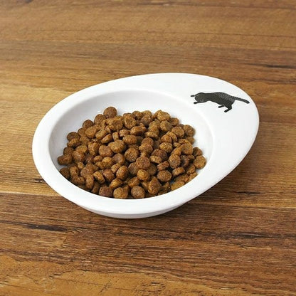 アイドッグ iDog オリジナル ドゥーエッグフードボウル浅皿 猫とみずたまり[BLFA037]【犬 食器 ダイニンググッズ フードボウル】
