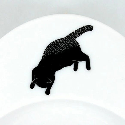 アイドッグ iDog オリジナル ドゥーエッグフードボウル浅皿 猫とみずたまり[BLFA037]【犬 食器 ダイニンググッズ フードボウル】