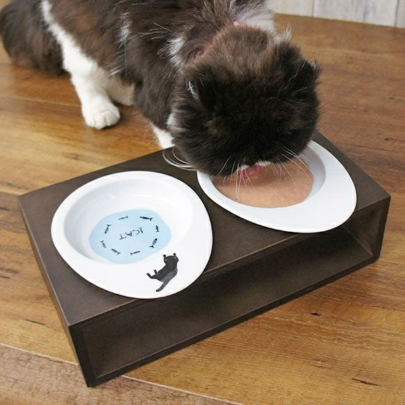 アイドッグ iDog オリジナル ドゥーエッグフードボウル浅皿 無地ホワイト[BLFA036]【犬 食器 ダイニンググッズ フードボウル】