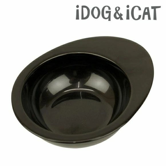 アイドッグ iDog オリジナル ドゥーエッグフードボウル 無地ブラック[BLFA005]【犬 食器 ダイニンググッズ フードボウル】
