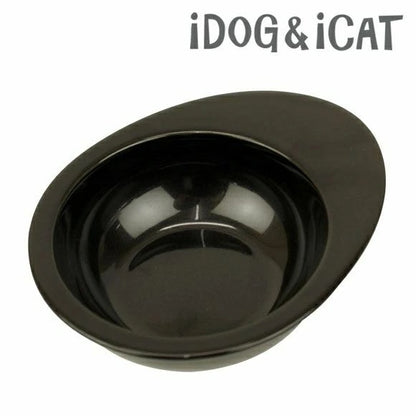 アイドッグ iDog オリジナル ドゥーエッグフードボウル 無地ブラック[BLFA005]【犬 食器 ダイニンググッズ フードボウル】