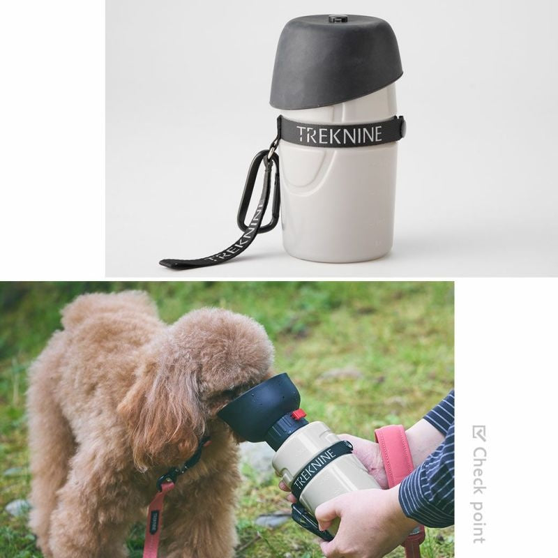 アイドッグ iDog TREKNINE FOLDABLE PET WATER BOTTLE 折りたたみ式給水ボトル トレックナイン アイドッグ[17648]【犬 食器 ダイニンググッズ フードボウル】