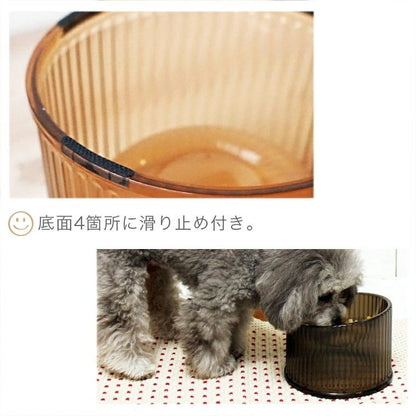 アイドッグ iDog LAULE'A コンフォート クリアフードボウル[14725]【犬 食器 ダイニンググッズ フードボウル】