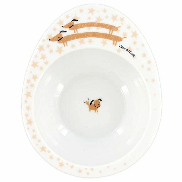 アイドッグ iDog オリジナル ドゥーエッグフードボウル 星とわんこ[BLFA035]【犬 食器 ダイニンググッズ フードボウル】
