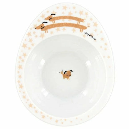 アイドッグ iDog オリジナル ドゥーエッグフードボウル 星とわんこ[BLFA035]【犬 食器 ダイニンググッズ フードボウル】
