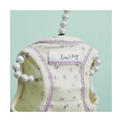 ルイスドッグ louisdog Lilac Bloom Sleeveless【小型犬 犬服 トップス ノースリーブ カットソー Tシャル セレブ】