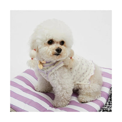 ルイスドッグ louisdog Lilac Bloom Sleeveless【小型犬 犬服 トップス ノースリーブ カットソー Tシャル セレブ】