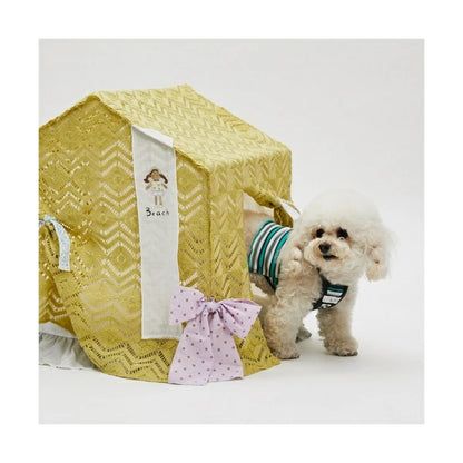 ルイスドッグ louisdog Peekboo/Solei Cabana Cushion Cover【小型犬 犬用 ハウス ピーカブー クッションカバー セレブ】