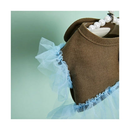 ルイスドッグ louisdog Walk With Me/French Blue TUTU【小型犬 犬用 ハーネス リード カラー セット セレブ】