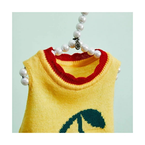 ルイスドッグ louisdog Cashmere Cherry TOP【小型犬 犬服 トップス タンクトップ セレブ】