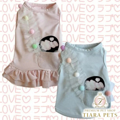 サーカスサーカス circus circus Cool 尊い Wear【小型犬 犬服 トップス タンクトップ ワンピース ドレス スカート】