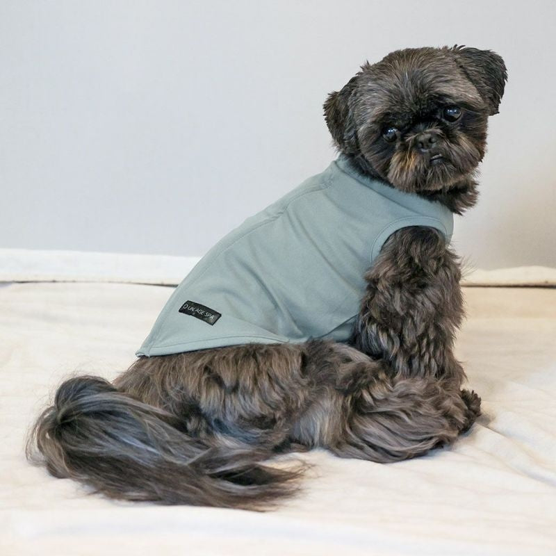 アイドッグ iDog UNAGE SPA アンエイジスパ 背中開きタンク アイドッグ メール便OK[17174]【シニア 犬用 服 セレブ】