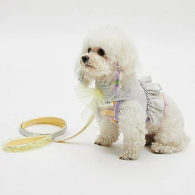 ルイスドッグ louisdog Walk With Me/Big Bow【小型犬 犬用 ハーネス リード カラー セット セレブ】