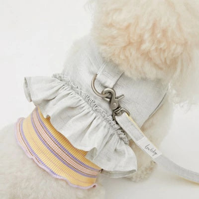 ルイスドッグ louisdog Walk With Me/Big Bow【小型犬 犬用 ハーネス リード カラー セット セレブ】
