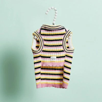 ルイスドッグ louisdog Cashmere Rainbow TOP【小型犬 犬用 トップス タンクトップ ノースリーブ セレブ】