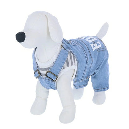 エドウイン EDWIN オーバーオール【小型犬 犬服 ウエア オーバーオール サロペット つなぎ カジュアル】
