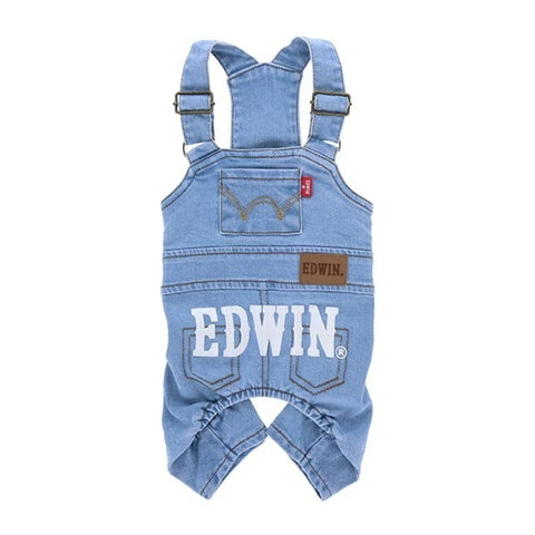 エドウイン EDWIN オーバーオール【小型犬 犬服 ウエア オーバーオール サロペット つなぎ カジュアル】