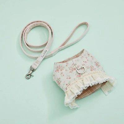 ルイスドッグ louisdog Walk With Me/English Garden【小型犬 犬用 ハーネス リード カラー セット セレブ】