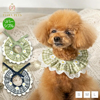 アントゥトゥ Un TouTou お花刺しゅうワッペンスタイ【小型犬 犬服 犬用  アクセサリー スタイ グッズ セレブ】