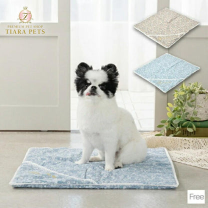 アントゥトゥ Un TouTou レース小花柄マット F【小型犬 犬用 マット ラグ クッション グッズ セレブ】