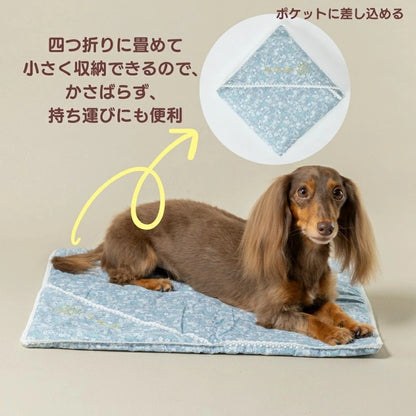 アントゥトゥ Un TouTou レース小花柄マット F【小型犬 犬用 マット ラグ クッション グッズ セレブ】