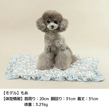 アントゥトゥ Un TouTou 花柄フリルマット F【小型犬 犬用 マット ラグ クッション グッズ セレブ】