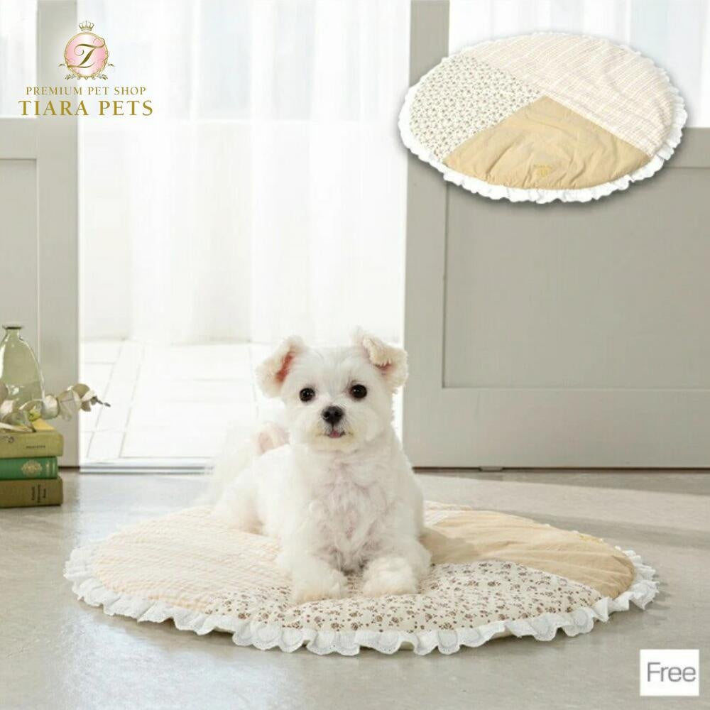 アントゥトゥ Un TouTou ハートレースフリルベッド F【小型犬 犬用 ベッド マット ラグ クッション グッズ セレブ】