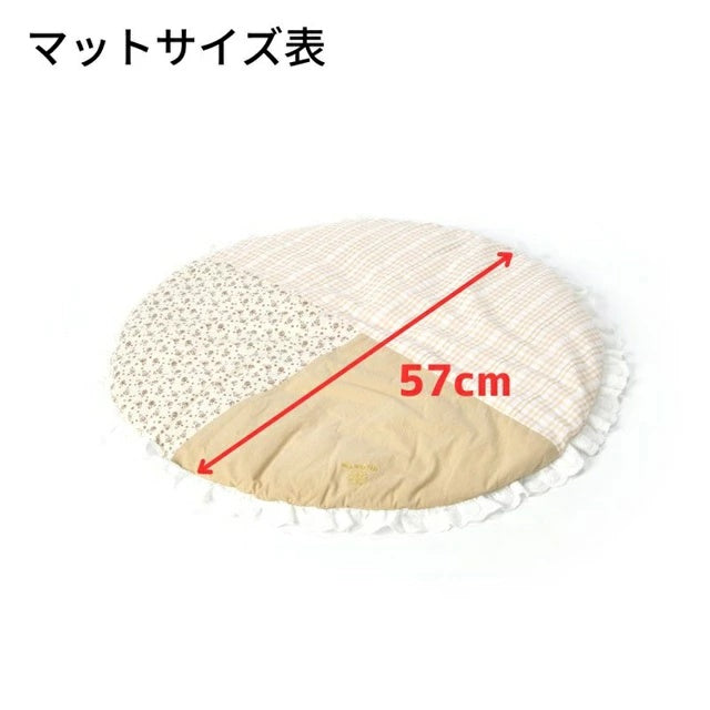 アントゥトゥ Un TouTou ハートレースフリルベッド F【小型犬 犬用 ベッド マット ラグ クッション グッズ セレブ】