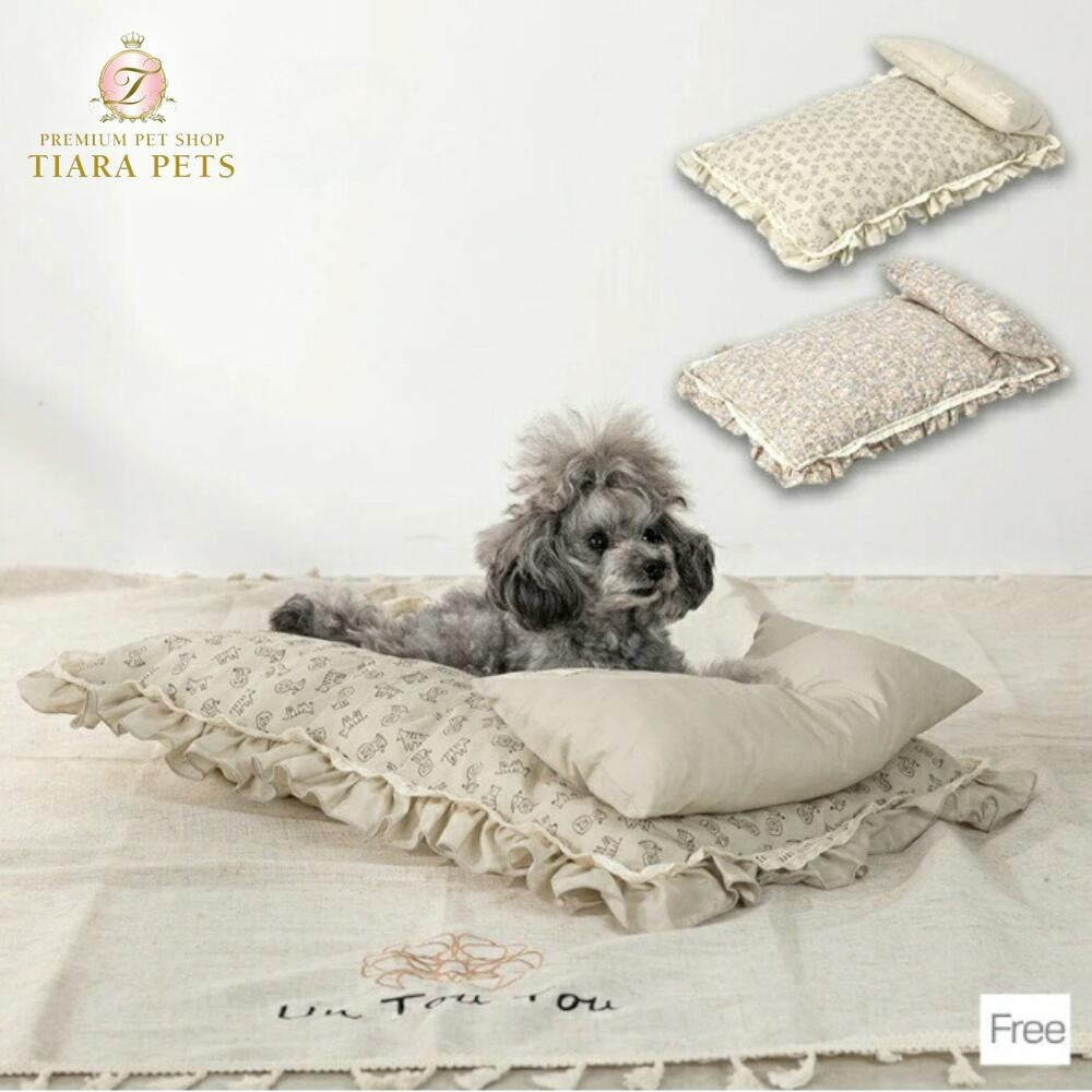アントゥトゥ Un TouTou フリルベッド F【小型犬 犬用 ベッド マット ラグ クッション グッズ セレブ】