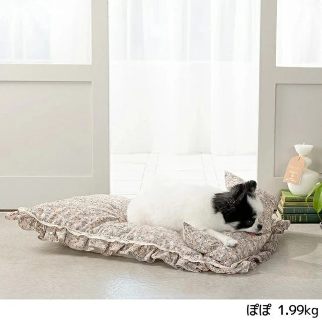 アントゥトゥ Un TouTou フリルベッド F【小型犬 犬用 ベッド マット ラグ クッション グッズ セレブ】