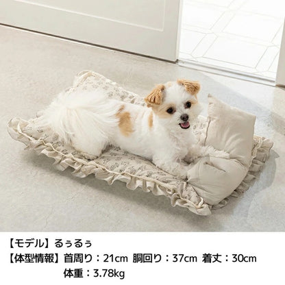 アントゥトゥ Un TouTou フリルベッド F【小型犬 犬用 ベッド マット ラグ クッション グッズ セレブ】