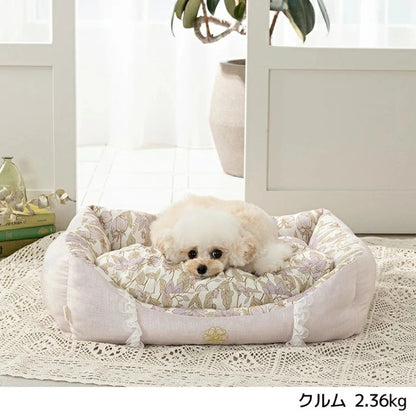 アントゥトゥ Un TouTou スクエアベッド F【小型犬 犬用 ベッド マット ラグ クッション グッズ セレブ】