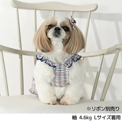 アントゥトゥ Un TouTou シャーリングチェックワンピ【小型犬 犬用 犬服 ワンピース スカート ドレス セレブ】