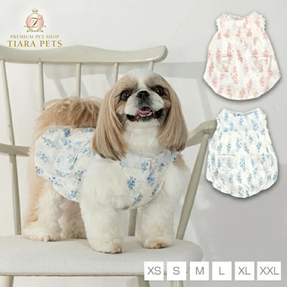 アントゥトゥ Un TouTou きらきらチュールバルーンワンピ【小型犬 犬用 犬服 ワンピース スカート ドレス セレブ】