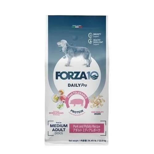 フォルツァディエチ FORZA10 デイリープロ アダルト ミニ/ミディアム ポーク【犬用 成犬 ドッグフード ドライフード】