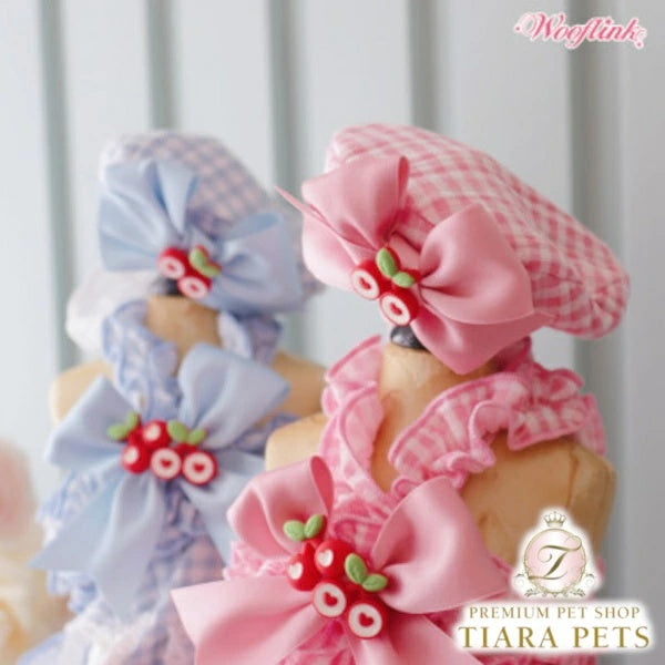 ウーフリンク WOOFLINK CUTIE HONEY BERET【小型犬 犬用 帽子 ベレー帽 アクセサリー セレブ】