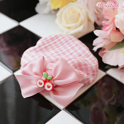 ウーフリンク WOOFLINK CUTIE HONEY BERET【小型犬 犬用 帽子 ベレー帽 アクセサリー セレブ】