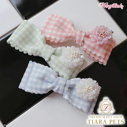 ウーフリンク WOOFLINK CUTIE HONEY HAIRBOW【小型犬 犬用 アクセサリー ヘアクリップ セレブ】