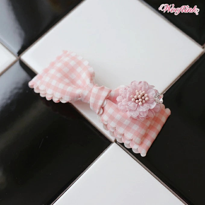 ウーフリンク WOOFLINK CUTIE HONEY HAIRBOW【小型犬 犬用 アクセサリー ヘアクリップ セレブ】