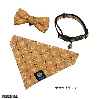 OPPO オッポ エンビーキャットカラーセット【ペット 猫 首輪 猫の首輪 安全 おしゃれ リボン バンダナ 鈴 セーフティバックル セット】