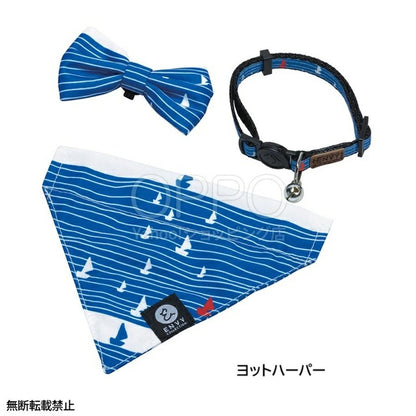 OPPO オッポ エンビーキャットカラーセット【ペット 猫 首輪 猫の首輪 安全 おしゃれ リボン バンダナ 鈴 セーフティバックル セット】