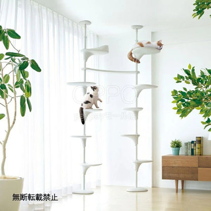 OPPO オッポ キャットフォレスト ポールセット2【猫用 キャットタワー 突っ張り棒 パーツ別売り 多頭飼い キャットポール】