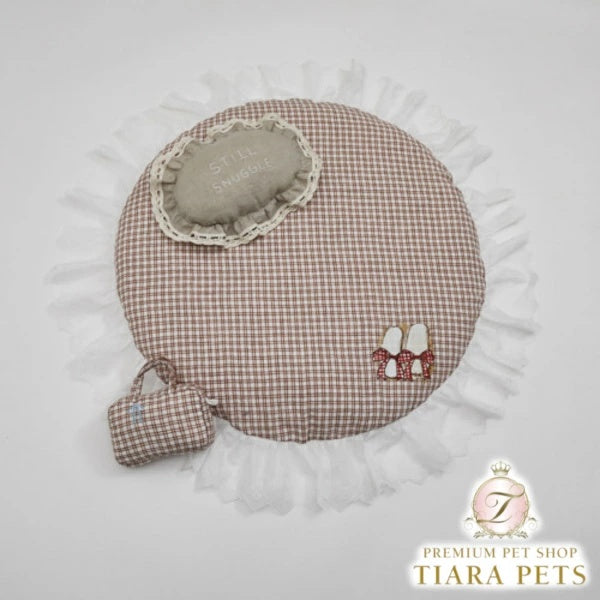 ルイスドッグ louisdog Linen Breeze Rug/Toscana Earth【小型犬 犬服 ラグ マット セレブ】