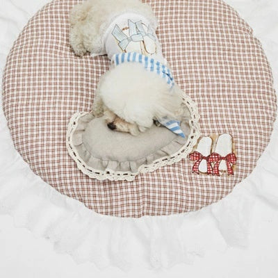 ルイスドッグ louisdog Linen Breeze Rug/Toscana Earth【小型犬 犬服 ラグ マット セレブ】