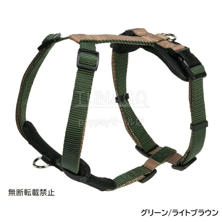 OPPO オッポ ダブルプレミアムハーネス M【犬 ハーネス 犬用ハーネス 胴輪 脱げない 引っ張り防止 簡単装着 中型犬 大型犬 おしゃれ 反射 M】