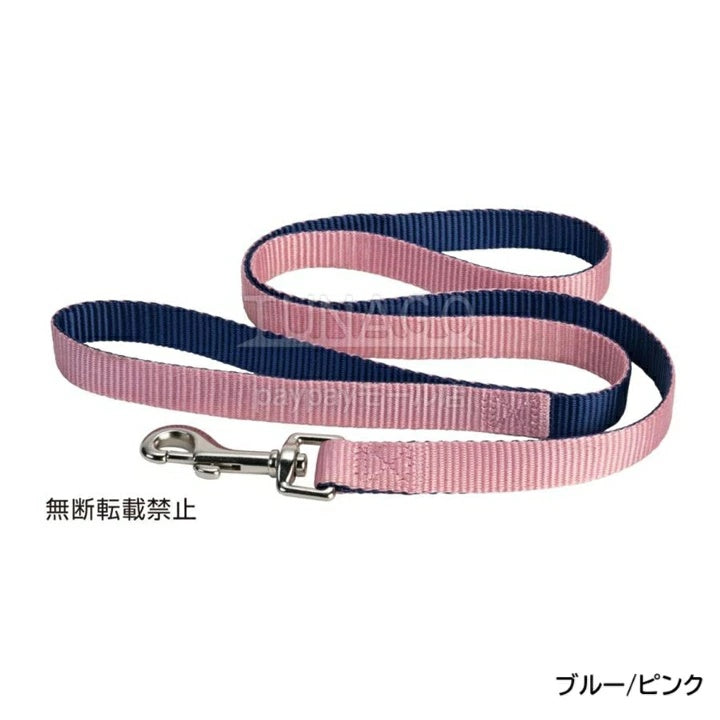 OPPO オッポ ダブルプレミアムリード M【犬 リード 引きひも 犬用ロープ 中型犬 大型犬 1.2m ペットリード 散歩 軽量 おしゃれ バイカラー ブランド ナスカン ハーネス M】