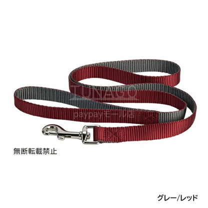 OPPO オッポ ダブルプレミアムリード XS【犬 リード 犬のリード 引きひも 犬用ロープ 超小型犬 小型犬 1.2m 散歩 軽量 おしゃれ バイカラー ナスカン ハーネス チワワ XS】